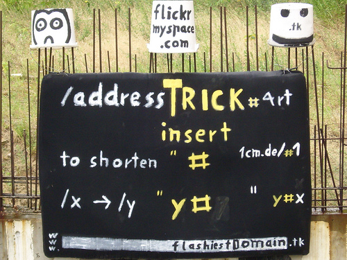 addressTRICK: insert "#" or "userY#" (by ►flickr.de/addressTRICK #__insert_"#" __or__UserY#)